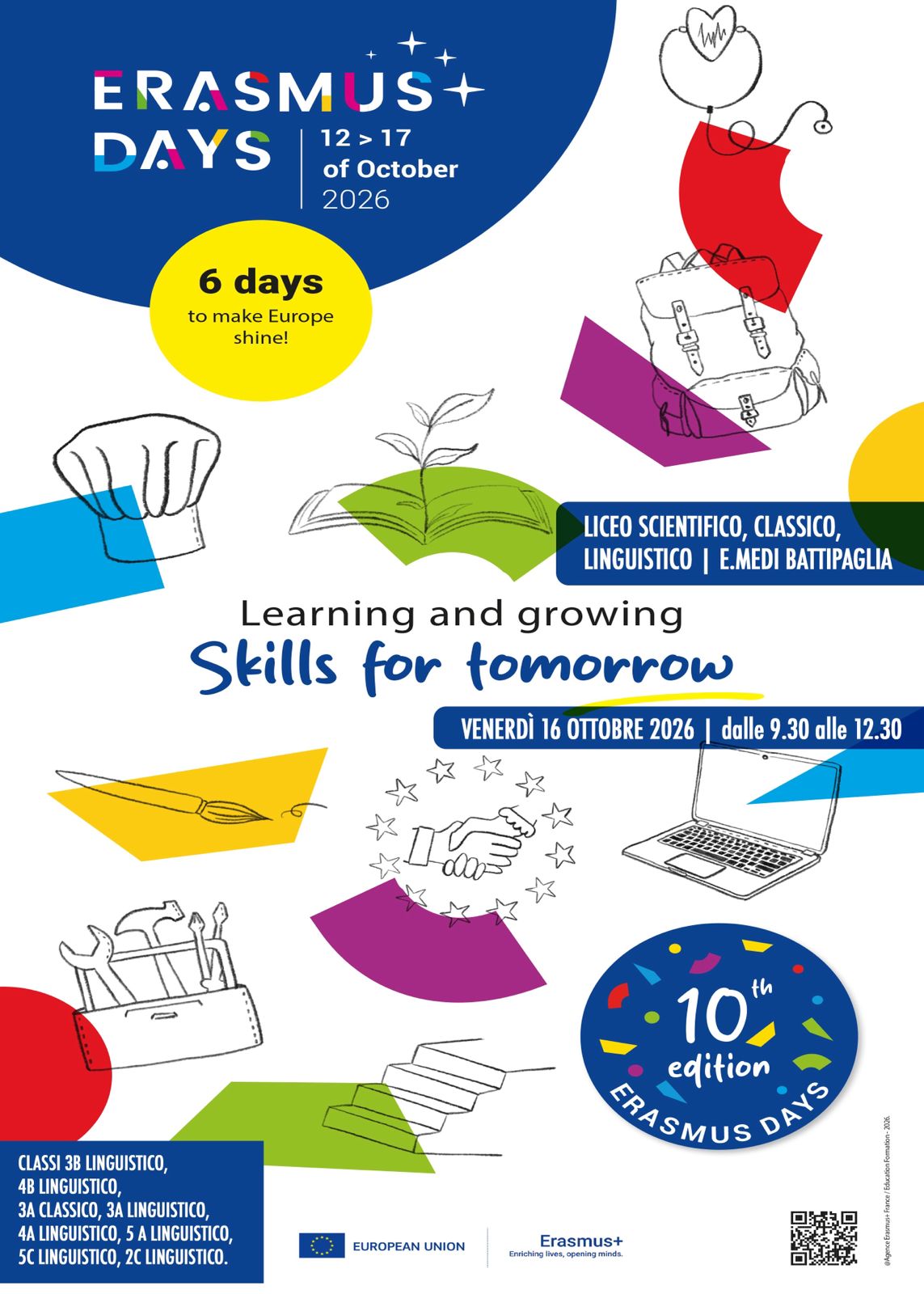 ERASMUS+ DAYS 12 - 17 OCTOBER 2026